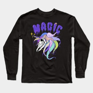 Unicorn Skull Long Sleeve T-Shirt